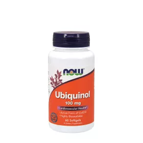   Now Foods Ubiquinol 100 mg - Szabadgyök Semlegesítő (60 Lágykapszula)