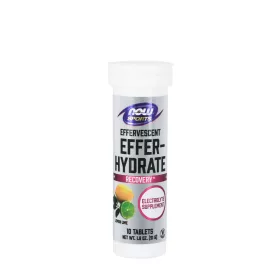   Now Foods Elektrolitos Pezsgőtabletta - Effer-Hydrate (10 Pezsgőtabletta, Narancs Eper)