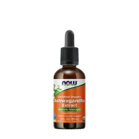   Now Foods Folyékony Ashwagandha kivonat - Ashwagandha Extract Liquid, Organic (59 ml)