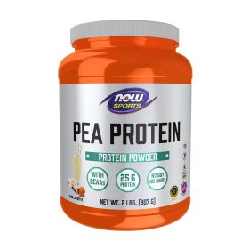   Now Foods Borsófehérje (Vanília-toffee) por - Pea Protein, Vanilla Toffee Powder (907 g)