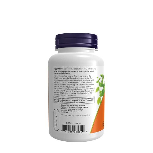 Now Foods Acai 500 mg (100 Veg Kapszula)