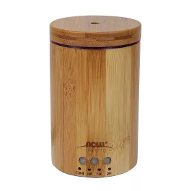   Now Foods Ultrahangos Illóolaj Párologtató Bambuszból - Ultrasonic Real Bamboo Essential Oil Diffuser (1 db)