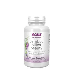   Now Foods Szilíciumos Szépségtámogató kapszula - Bamboo Silica Beauty (90 Veg Kapszula)