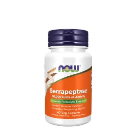 Now Foods Szerrapeptáz 60,000 SU (60 Veg Kapszula)
