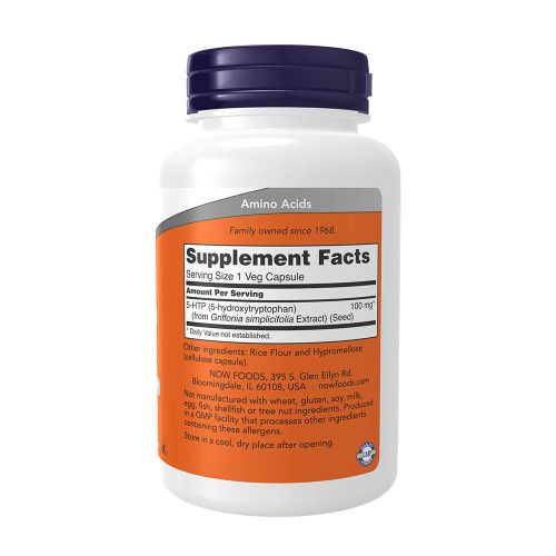 Now Foods 5-HTP 100 mg (120 Veg Kapszula)