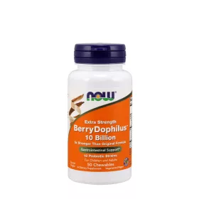   Now Foods BerryDophilus™ 10 Billion - Extra Erős Probiotikum (50 Rágótabletta)