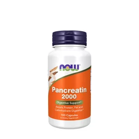   Now Foods Pancreatin 2000 - Hasnyálmirigy Enzimek (100 Kapszula)
