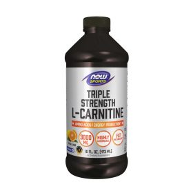   Now Foods Folyékony L-karnitin - L-Carnitine, Triple Strength Liquid (473 ml, Citrus)