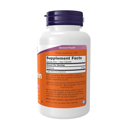 Now Foods Melatonin 5 mg (180 Veg Kapszula)