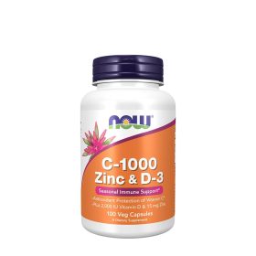 Now Foods C-1000 Zinc & D-3 (100 Veg Kapszula)
