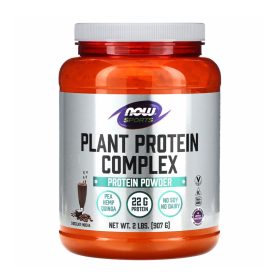   Now Foods Plant Protein Complex - Növényi Fehérje Komplex (907 g, Mocha Csokoládé)