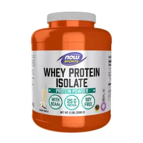   Now Foods Whey Protein Isolate -Tejsavófehérje izolátum (2268 g, Krémes Vanília)