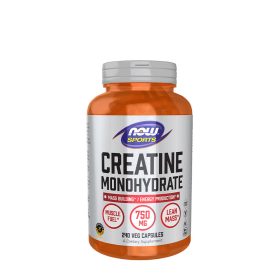   Now Foods Creatine Monohydrate 750 mg - Kreatin-monohidrát (240 Veg Kapszula)
