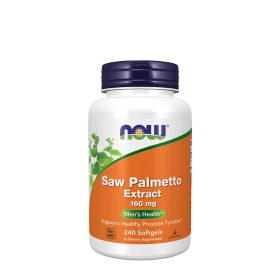   Now Foods Saw Palmetto Extract - Fűrészpálma Kivonat 160 mg (240 Lágykapszula)