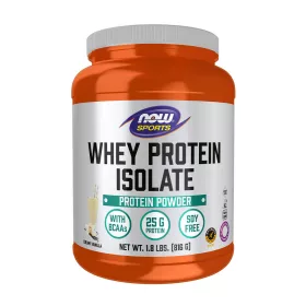   Now Foods Whey Protein Isolate -Tejsavófehérje izolátum (816 g, Krémes Vanília)