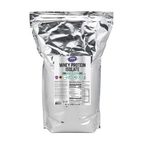   Now Foods Whey Protein Isolate -Tejsavófehérje izolátum (4540 g, Ízesítetlen)
