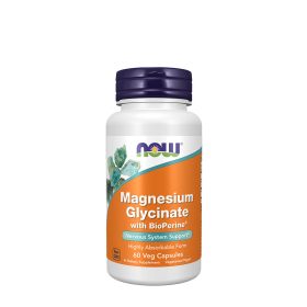   Now Foods Magnesium Glycinate with BioPerine®  (60 Kapszula)