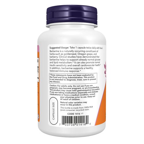 Now Foods Berberin HCL 500 mg (90 Veg Kapszula)