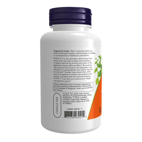 Now Foods Phase 2, 500 mg (120 Veg Kapszula)