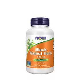   Now Foods Fekete Dióhéj 500 mg- Black Walnut Hulls 500 mg (100 Veg Kapszula)