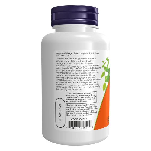 Now Foods Fitoszómás Kurkumin - Turmeric Curcumin Phytosome (60 Veg Kapszula)