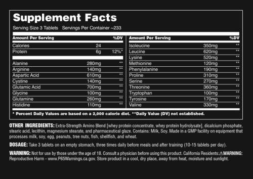 Universal Nutrition Amino 2700™ - Aminosav (700 Tabletta)