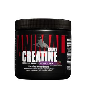   Universal Nutrition Animal Creatine Chews (120 Rágótabletta, Szőlő)