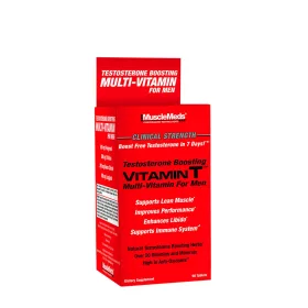 MuscleMeds Vitamin T - Tesztoszteron Fokozó (90 Tabletta)