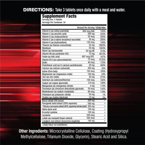 MuscleMeds Vitamin T - Tesztoszteron Fokozó (90 Tabletta)
