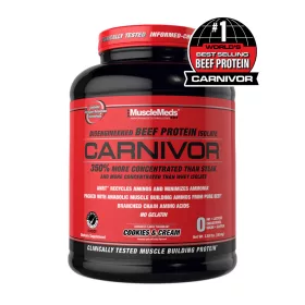   MuscleMeds Carnivor™ - Hidrolizált Marhafehérje (1624 g, Csokis Keksz és Krém )