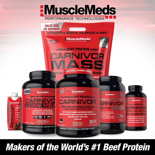 MuscleMeds Carnivor™ - Hidrolizált Marhafehérje (1624 g, Csokis Keksz és Krém )