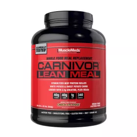   MuscleMeds Étkezés Helyettesítő Marhahúsfehérjével - Carnivor Lean Meal (1948 g, Csokoládés Fudge)