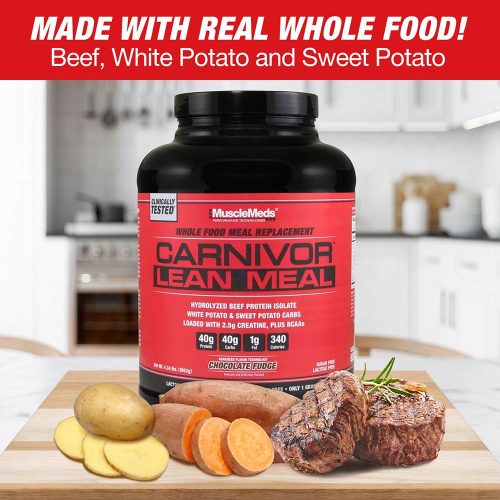 MuscleMeds Étkezés Helyettesítő Marhahúsfehérjével - Carnivor Lean Meal (1948 g, Csokoládés Fudge)