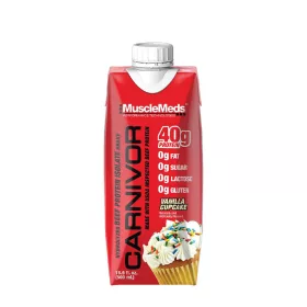   MuscleMeds Carnivor RTD - Marhafehérje Shake  (500 ml, Vaníliás süti)