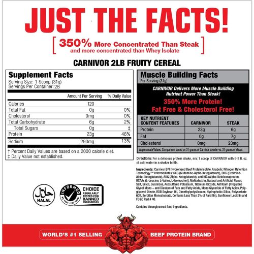 MuscleMeds Carnivor™ - Hidrolizált Marhafehérje (812 g, Fruity Cereal)