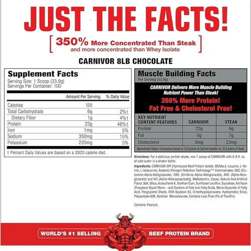 MuscleMeds Carnivor™ - Hidrolizált Marhafehérje (3390 g, Csokoládé)