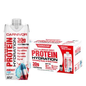   MuscleMeds Carnivor RTD - Marhafehérje Shake  (12 Csomag, Rocket Pop)