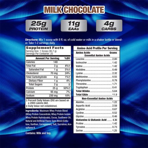 MHP Maximum Whey - 100% Whey Protein - Tejsavó Fehérje (2275 g, Tejcsokoládé)