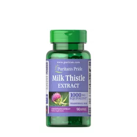   Puritan's Pride Máriatövis 4:1 Kivonat lágykapszula - Milk Thistle (90 Lágykapszula)