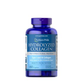  Puritan's Pride Hidrolizált Kollagén 1000 mg kapszula - Hydrolyzed Collagen (180 Kapszula)