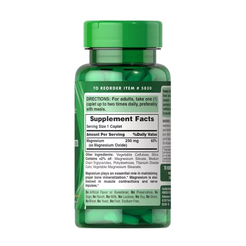 Puritan's Pride Magnézium 250 mg (100 Filmtabletta)