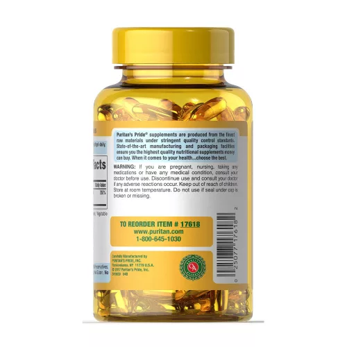 Puritan's Pride D3-vitamin 2000 NE (50 mcg) (200 Lágykapszula)