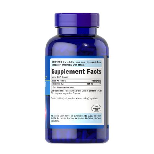 Puritan's Pride Glucosamine HCl 680 mg - Glükózamin-hidroklorid (240 Kapszula)