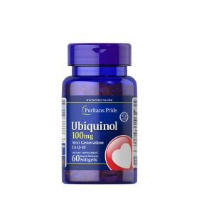 Puritan's Pride Ubiquinol 100 mg  (60 Lágykapszula)