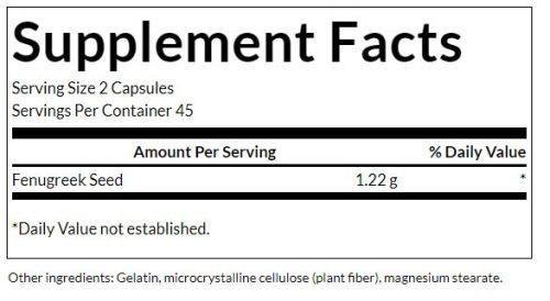 Swanson Görögszéna Kivonat kapszula - Fenugreek Seed (90 Kapszula)