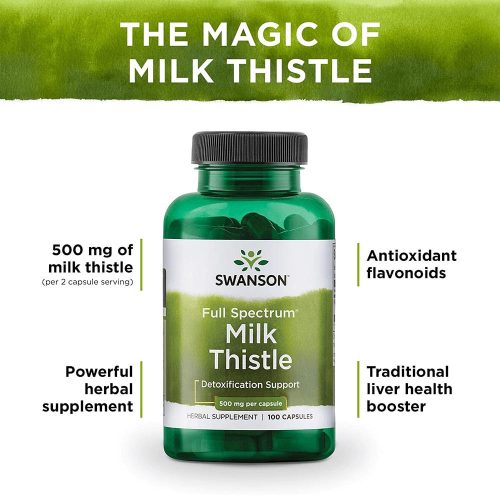 Swanson Milk Thistle - Máriatövis Kivonat (100 Kapszula)