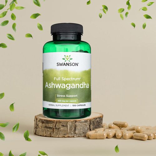 Swanson Ashwagandha - Indiai Ginzeng, Álombogyó (100 Kapszula)
