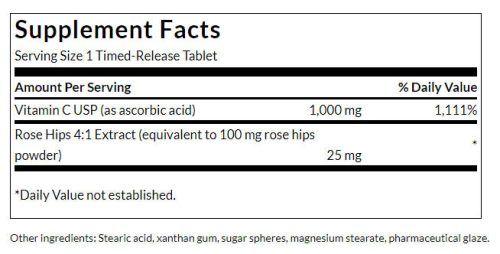 Swanson Vitamin C-1000 (250 Tabletta)