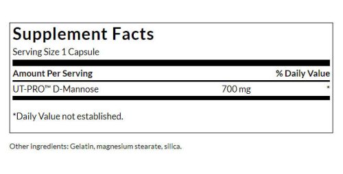 Swanson D-Mannose (60 Kapszula)