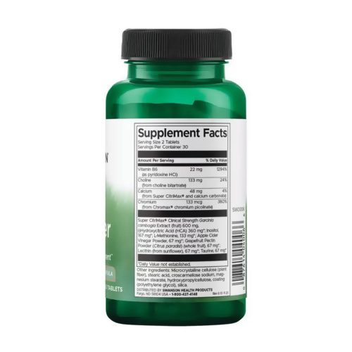 Swanson Diet Fat Burner- Zsírégető (60 Tabletta)